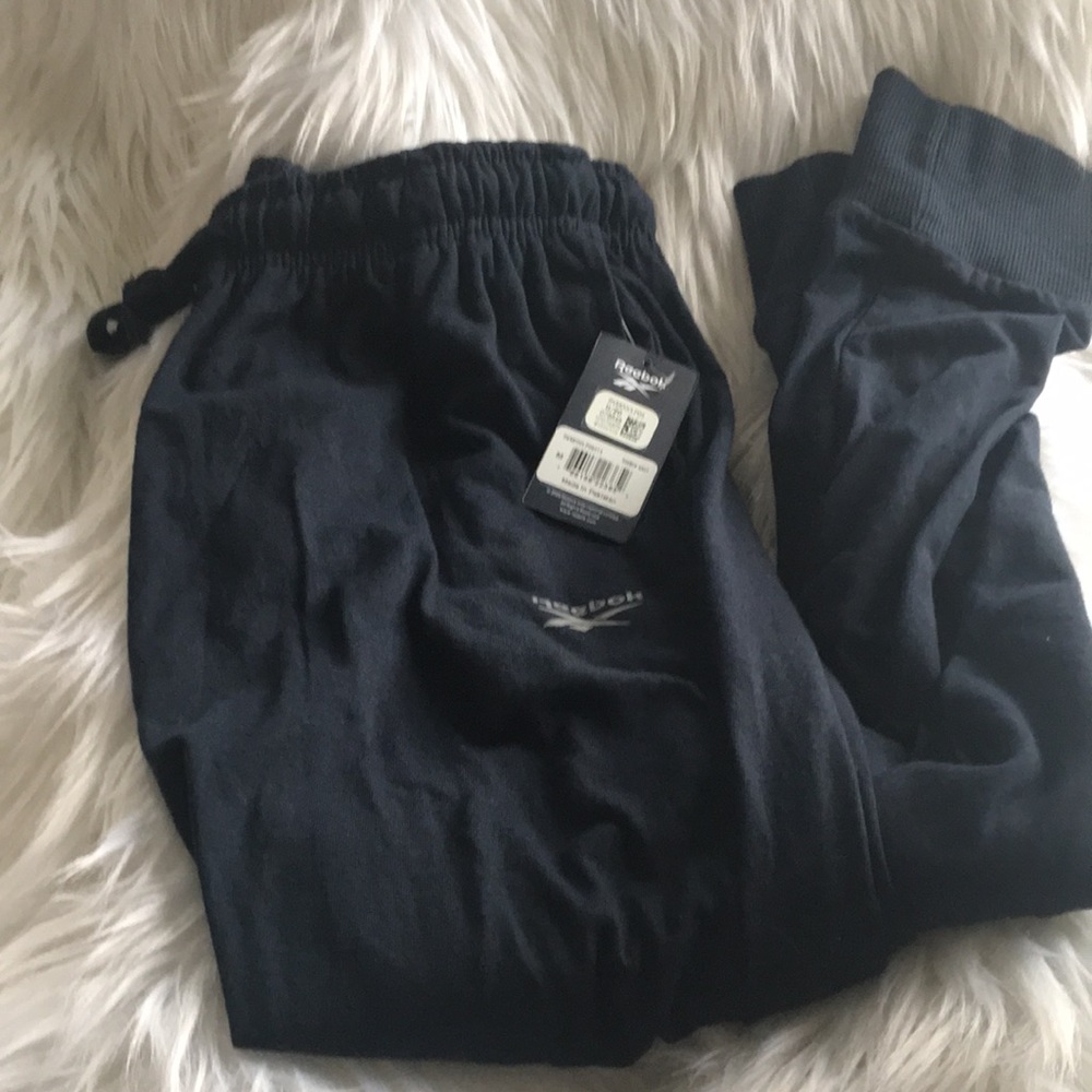 Reebok Jogger Style Sleep Pants Medium NWT Blue